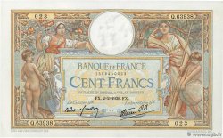 100 Francs LUC OLIVIER MERSON type modifié FRANCE  1939 F.25.41 AU
