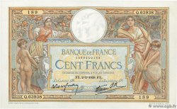 100 Francs LUC OLIVIER MERSON type modifié FRANCE  1939 F.25.41 SUP+