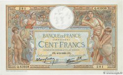 100 Francs LUC OLIVIER MERSON type modifié FRANCIA  1939 F.25.41 AU