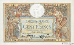100 Francs LUC OLIVIER MERSON type modifié FRANCIA  1939 F.25.41 q.FDC