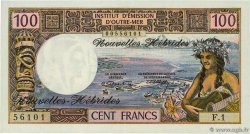 100 Francs NOUVELLES HÉBRIDES  1972 P.18b SPL