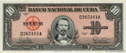 10 Pesos CUBA  1960 P.079b