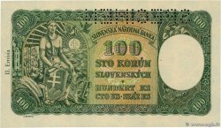 100 Korun Spécimen SLOVAQUIE  1940 P.11s SPL