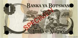1 Pula Spécimen BOTSWANA (REPUBLIC OF)  1976 P.01s UNC