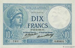 10 Francs MINERVE FRANCE  1931 F.06.15 pr.SPL