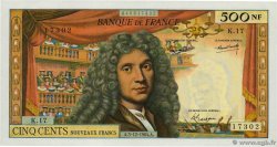 500 Nouveaux Francs MOLIÈRE FRANCE  1964 F.60.07