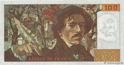 100 Francs DELACROIX FRANCE  1978 F.68.01 VF+