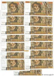 100 Francs DELACROIX modifié Consécutifs FRANCIA  1981 F.69.05