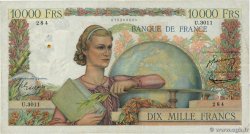10000 Francs GÉNIE FRANÇAIS FRANKREICH  1952 F.50.60