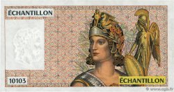 100 Francs DELACROIX, type Athéna Échantillon FRANCE Regionalismus und verschiedenen  1980 