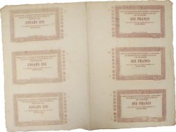 10 Francs Planche FRANCE régionalisme et divers Limoges 1870 JER.87.01cp