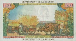 10 NF sur 500 Francs Pointe à Pitre ÎLE DE LA RÉUNION  1971 P.54b pr.NEUF
