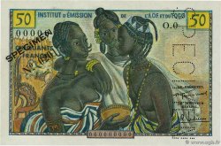 50 Francs Spécimen AFRIQUE OCCIDENTALE FRANÇAISE (1895-1958)  1956 P.45s pr.NEUF