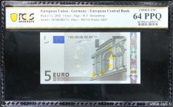 5 Euro EUROPA  2002 P.01x fST+