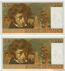 10 Francs BERLIOZ Consécutifs FRANCIA  1972 F.63.01 AU+