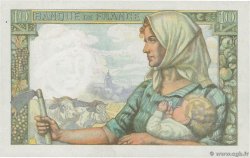 10 Francs MINEUR FRANCE  1942 F.08.04 AU+