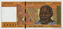 10000 Francs - 2000 Ariary MADAGASCAR  1995 P.079a