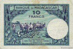 10 Francs MADAGASCAR  1937 P.036 TTB