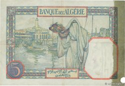 5 Francs ALGÉRIE  1941 P.077b pr.TTB