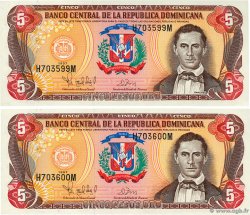 5 Pesos Oro Consécutifs RÉPUBLIQUE DOMINICAINE  1997 P.152b NEUF