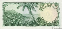 5 Dollars EAST CARIBBEAN STATES  1965 P.14k SPL+
