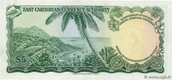 5 Dollars EAST CARIBBEAN STATES  1965 P.14h EBC