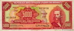 5000 Cruzeiros BRASILE  1963 P.182a q.SPL