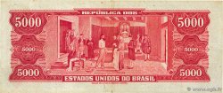 5000 Cruzeiros BRASILE  1963 P.182a q.SPL
