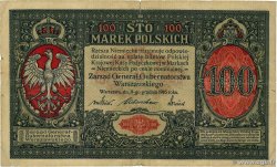 100 Marek POLOGNE  1916 P.015 B
