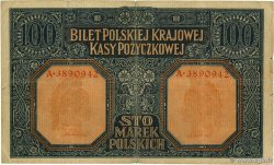 100 Marek POLOGNE  1916 P.015 B