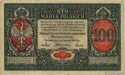 100 Marek POLOGNE  1916 P.015 B+
