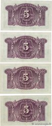 5 Pesetas Lot SPAIN  1935 P.085a XF