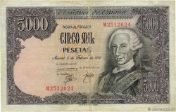 5000 Pesetas SPANIEN  1976 P.155 S