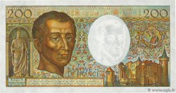 200 Francs MONTESQUIEU FRANCE  1987 F.70.07 UNC-
