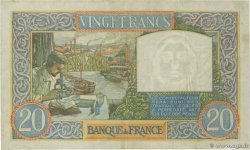 20 Francs TRAVAIL ET SCIENCE FRANCE  1941 F.12.18 pr.TTB