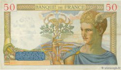 50 Francs CÉRÈS FRANCE  1937 F.17.39 VF-