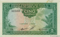 5 Piastres - 5 Kip INDOCHINE FRANÇAISE  1953 P.101 SUP