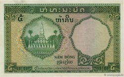 5 Piastres - 5 Kip INDOCHINE FRANÇAISE  1953 P.101 SUP