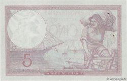 5 Francs FEMME CASQUÉE modifié FRANKREICH  1939 F.04.12 fST