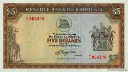 5 Dollars RHODÉSIE  1979 P.40a pr.NEUF