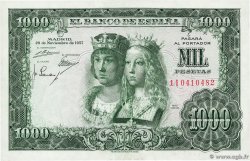 1000 Pesetas ESPAGNE  1957 P.149a SUP+
