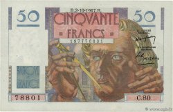 50 Francs LE VERRIER FRANCE  1947 F.20.09