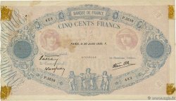 500 Francs BLEU ET ROSE modifié FRANCE  1939 F.31.37 TB