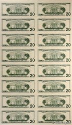 20 Dollars Planche ÉTATS-UNIS D