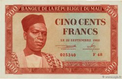 500 Francs MALí  1960 P.03 SC