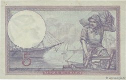 5 Francs FEMME CASQUÉE FRANCE  1923 F.03.07 VF+
