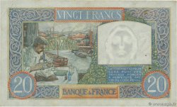 20 Francs TRAVAIL ET SCIENCE FRANCIA  1941 F.12.18 BB to SPL