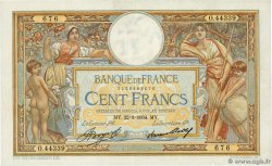 100 Francs LUC OLIVIER MERSON grands cartouches FRANCIA  1934 F.24.13 EBC