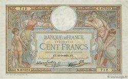 100 Francs LUC OLIVIER MERSON type modifié FRANCIA  1939 F.25.49 BB