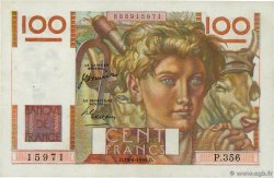 100 Francs JEUNE PAYSAN FRANCE  1950 F.28.25